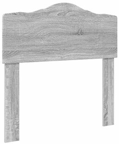 vidaXL Κεφαλάρι Γκρίζο Σονομα 75 cm Επεξεργασμένο ξύλο