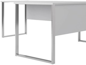 Γωνιακό τραπέζι γραφείου Boston AE100, Γωνιακός, 77x223x170cm, 68 kg, Ανοιχτό γκρι | Epipla1.gr
