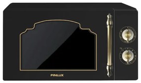 Finlux FMO-2022RBL Φούρνος Μικροκυμάτων με Grill 20lt Μαύρος