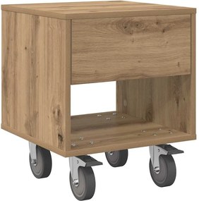 vidaXL Κομοδίνο 2 pcs Artisan Oak 40,5 x 40 x 48 εκ.