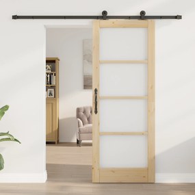 vidaXL Συρόμενη Πόρτα με Σετ Εξαρτημάτων 'ORKDAL'78x202 εκ.