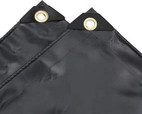 vidaXL Μουσαμάς Ανθρακί 650 γρ./μ.² 3x5 μ.