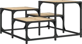 vidaXL Τραπεζάκι Σαλονιού Sonoma Δρυς 68 x 68 x 40 εκ. Επεξεργ. Ξύλο