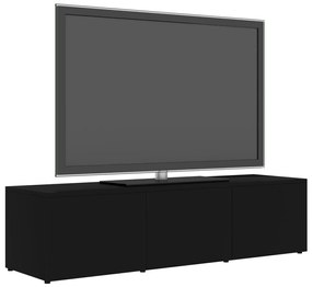 Έπιπλο Τηλεόρασης Μαύρο 120 x 34 x 30 εκ. από Μοριοσανίδα - Μαύρο