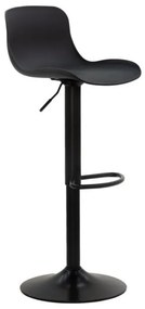 Σκαμπό μπαρ Walden PP μαύρο 127-000087 Pakoworld-127-000087-Μαύρο 127-000087