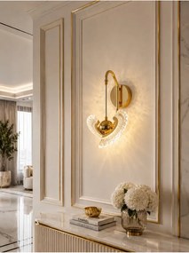 Stewehome Μοντέρνο μεταλλικό φωτιστικό τοίχου led Χρυσό