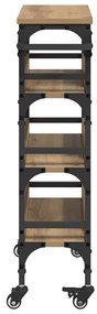 vidaXL Καρότσι Κουζίνας Artisan Oak 53 x 20 x 76 εκ.