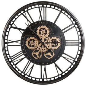 Ρολόι Τοίχου Μαύρο Φ70cm Kenema 425524 Eglo 425524