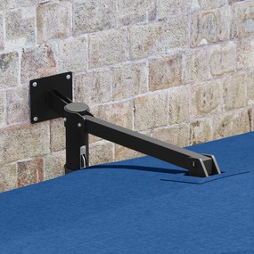 vidaXL Ομπρέλα Τοίχου Κήπου σε Αζούρ Μπλε 247 cm