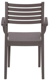 Πολυθρόνα OLIMPIA PP-UV Μπεζ Tortora 54x52x86cm