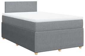 ΚΡΕΒΑΤΙ BOXSPRING ΜΕ ΣΤΡΩΜΑ ΑΝΟΙΧΤΟ ΓΚΡΙ 120X190 ΕΚ. ΥΦΑΣΜΑΤΙΝΟ 3289688