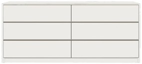 Συρταριέρα Kuanger mdf σε λευκή απόχρωση 120x40x70εκ 120x40x70 εκ.