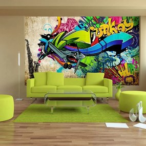 Αυτοκόλλητη φωτοταπετσαρία - Funky - graffiti - 343x245