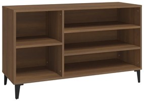 vidaXL Παπουτσοθήκη Καφέ Δρυς 102x36x60 εκ. από Επεξεργασμένο Ξύλο