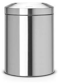 Brabantia 647068 Κάδος Απορριμμάτων από Ανοξείδωτο Ατσάλι Flame Guard 7L , Matt Steel