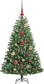 vidaXL Τεχνητό Χριστουγεννιάτικο Δέντρο με Άξονα Πράσινο 120 cm