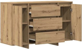 vidaXL Πλαϊνό γραφείο Artisan Oak 120 x 41 x 75 εκ. Επεξεργασμένο ξύλο