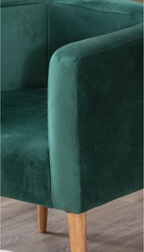 Stewehome Πολυθρόνα με ξύλινα πόδια 60x55x55 cm