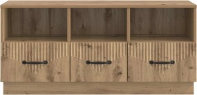 vidaXL Ντουλάπι TV 102 x 34,5 x 47 εκ Artisan Δρυς Επεξεργασμένο Ξύλο