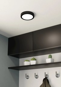 Φωτιστικό Οροφής Eglo 99222 FUEVA 5 Μαύρο Ματ (Black Mat) 3000K