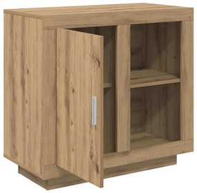 vidaXL Πλαϊνό γραφείο Artisan Oak 80 x 40 x 75 εκ. Επεξεργασμένο ξύλο