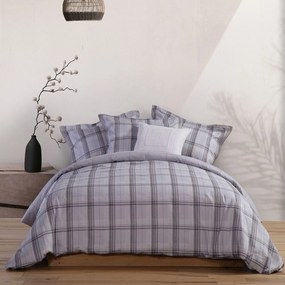 Σεντόνια Caldor (Σετ 4τμχ) Grey Nef-Nef Υπέρδιπλo 240x270cm 100% Βαμβακοσατέν
