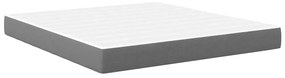 vidaXL Στρώμα Κρεβατιού με στρώμα Ανοιχτό γκρι 180 x 200 cm ύφασμα