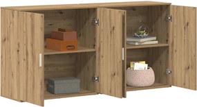 vidaXL Πλαϊνό γραφείο 2 pcs Artisan Oak 79 x 38 x 80 εκ.