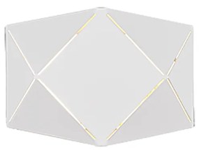 Zandor Μοντέρνο Φωτιστικό Τοίχου με Ενσωματωμένο LED και Θερμό Λευκό Φως σε Λευκό Χρώμα Πλάτους 18cm Trio Lighting 223510131