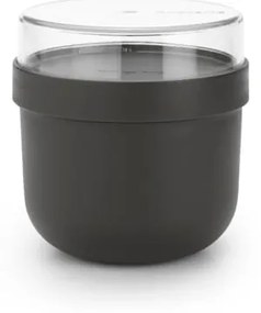 Brabantia 1006296 Δοχείο Φαγητού Πλαστικό Make&Take 500ml, Dark Grey