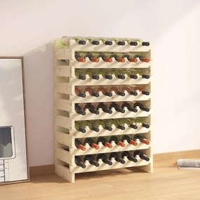 vidaXL Ραφιέρα Κρασιών 65 x 29 x 90 εκ. από Μασίφ Ξύλο Πεύκου