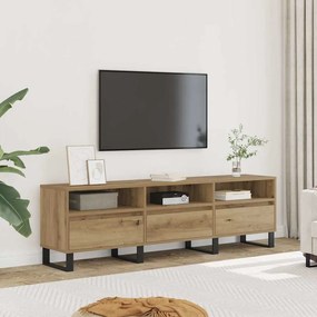 vidaXL Έπιπλο Τηλεόρασης τεχνίτης Δρυς 150x30x44,5 εκ.