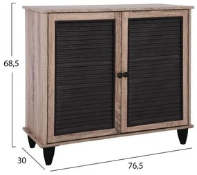 Ξύλινη παπουτσοθήκη MCKENNA 77x30x69Υεκ.