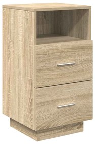 Κομοδίνα 2 τεμάχια με 2 συρτάρια Sonoma Δρυς 36x36x68 εκ. - Καφέ