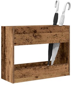vidaXL Σχέδιο &amp; βάση αποθήκευσης Παλιό ξύλο 65 x 24 x 50 εκ