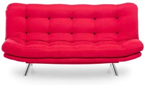 Καναπές - Κρεβάτι Τριθέσιος Misa 859FTN1308 200x105x95cm Red