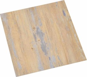 vidaXL Πλάκες Δαπέδου 55 pcs Καφέ 5,11 τ.μ. PVC