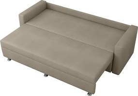 Τριθέσιος Καναπές Κρεβάτι Εκρού VERONA 220x82x87