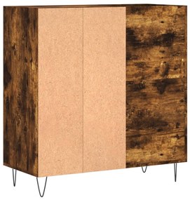 vidaXL Δισκοθήκη Καπνιστή Δρυς 84,5 x 38 x 89 εκ. από Επεξεργ. Ξύλο