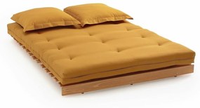 Στρώμα futon από latex, μαλλί και λινό για τον καναπέ Thaï