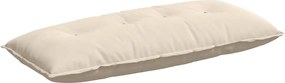 vidaXL Μαξιλάρι Πλάτης Μπεζ 120 x 50 cm Ύφασμα Μικροΐνας