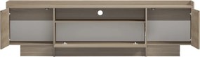 Έπιπλο τηλεόρασης Derden pakoworld sonoma 197x38x58εκ