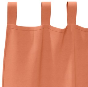 vidaXL Κουρτίνες συσκότισης 2 pcs Τερακότα 175 x 140 εκ. Πολυεστέρας