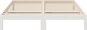 vidaXL Σκελετός Κρεβ. Χωρίς Στρώμα Λευκό 180x200 εκ Μασίφ Πεύκο