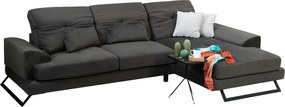 Corner Sofa Frido Corner Right (L3+Chl) Anthracite