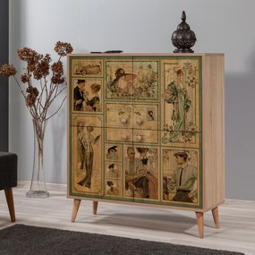 Ντουλάπι Sonoma Δρυς GOFLAE 95x36x111