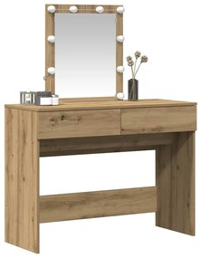 vidaXL Μπουφανάκι artisan δρυς 100 x 40 x 130 εκ Επεξεργασμένο ξύλο