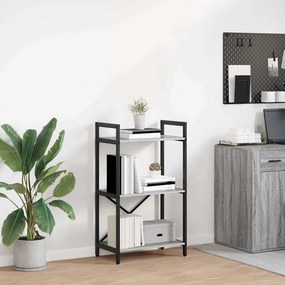 vidaXL Ράφι Βιβλίων 3 επιπέδων 56 x 34 x 96 εκ Επεξεργασμένο Ξύλο