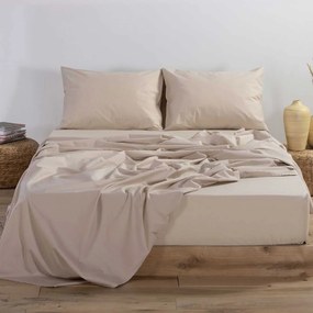 Σεντόνι Μονό Με Λάστιχο (100x200+30) Nef-Nef Homeware Basic Μπεζ