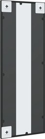 vidaXL Καθρέφτης Ορθογώνιος Μαύρος 30 x 80 εκ. από Σίδερο